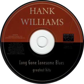 CD Hank Williams: Long Gone Lonesome Blues - Greatest Hits