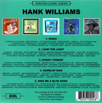 5CD/Coffret Hank Williams: Timeless Classic Albums