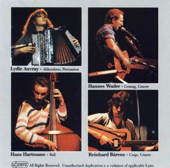 CD Hannes Wader: Daß Nichts Bleibt Wie Es War - Live