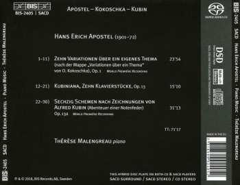 SACD Hans Erich Apostel: Kubiniana / 60 Schemen / 10 Variationen