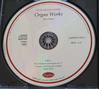 2CD Felix Mendelssohn-Bartholdy: Organ Works