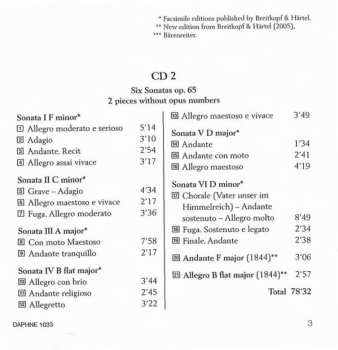 2CD Felix Mendelssohn-Bartholdy: Organ Works