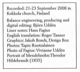 2CD Felix Mendelssohn-Bartholdy: Organ Works