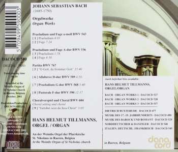 CD Dr. Hans Helmut Tillmanns: Orgelmusik Italien Deutschland Frankreich (= Organ Music Italy Germany France)