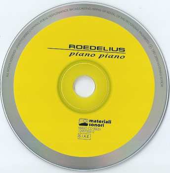 CD Hans-Joachim Roedelius: Piano Piano
