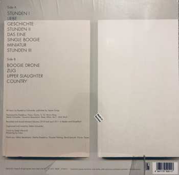 LP Hans-Joachim Roedelius: Stunden