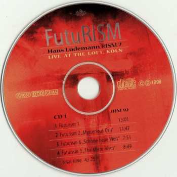 2CD Hans Lüdemann RISM 7: FutuRISM (Live At The Loft, Köln)