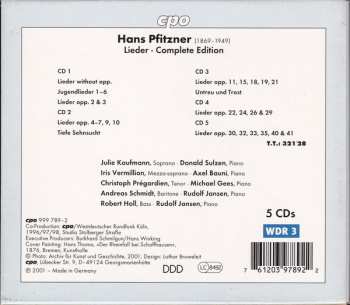 5CD/Coffret Christoph Prégardien: Lieder Complete Edition