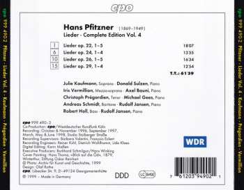 5CD/Coffret Christoph Prégardien: Lieder Complete Edition