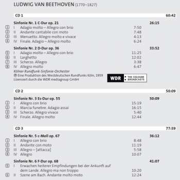 7CD/Coffret Ludwig van Beethoven: Sinfonien / Ouvertüren / Konzerte