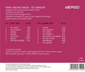 2CD Hans Werner Henze: El Cimarrón