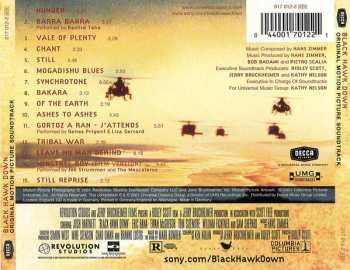 CD Hans Zimmer: Black Hawk Down (Original Motion Picture Soundtrack)