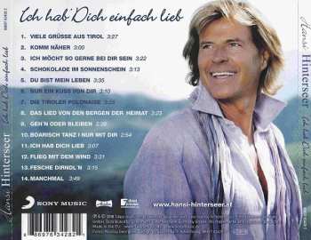 CD Hansi Hinterseer: Ich Hab' Dich Einfach Lieb