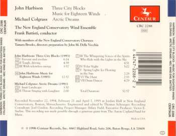 CD Michael Colgrass: Three City Blocks / Music For Eighteen Winds / Arctic Dreams