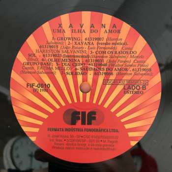 LP Hareton Salvanini: Xavana, Uma Ilha Do Amor LTD | NUM | DLX