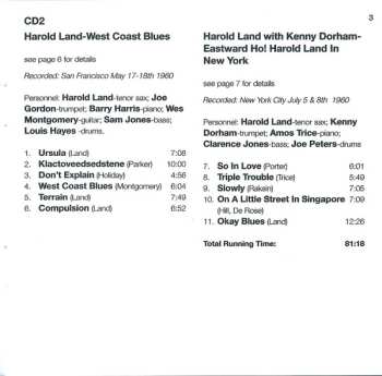 2CD Harold Land: Four Classic Albums