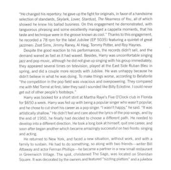 CD Harry Belafonte: Belafonte Sings The Blues