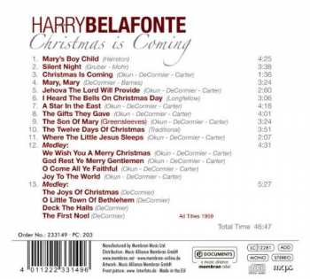 CD Harry Belafonte: Christmas Is Coming