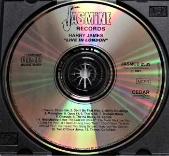 CD Harry James: Harry James Live
