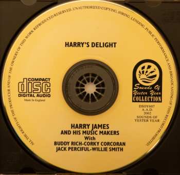 CD Harry James & His Music Makers: Harry's Delight
