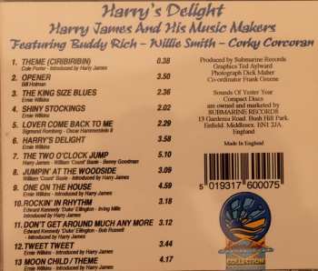CD Harry James & His Music Makers: Harry's Delight