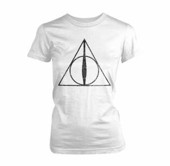 Merch Harry Potter: T-shirt Femmes Deathly Hallows Symbol