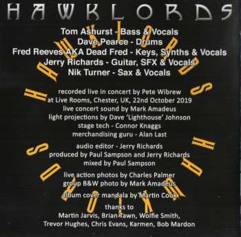 CD Hawklords: Alive In Concert