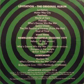 3CD/Coffret Hawkwind: Levitation DLX | LTD