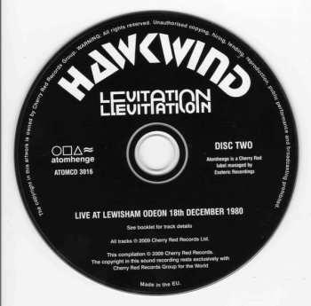 3CD/Coffret Hawkwind: Levitation DLX | LTD