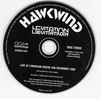 3CD/Coffret Hawkwind: Levitation DLX | LTD