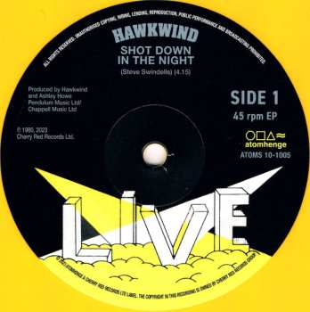 EP Hawkwind: Live - Shot Down In The Night CLR