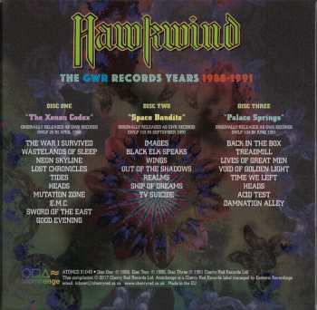 3CD/Coffret Hawkwind: The GWR Records Years 1988-1991