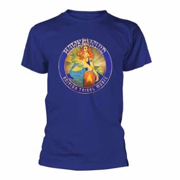 Merch Hawkwind: T-shirt British Tribal Music (blue)