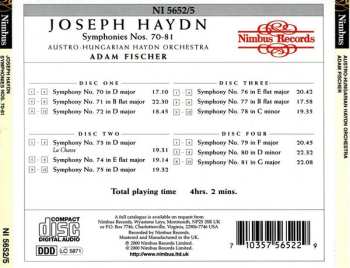 4CD Joseph Haydn: Symphonies Nos. 70-81 - The Esterházy Recordings - Volume Five