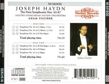 2CD Joseph Haydn: Symphonies Nos. 82 - 87 - The Paris Symphonies - The Esterházy Recordings - Volume Six