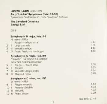 2CD Joseph Haydn: Early London Symphonies