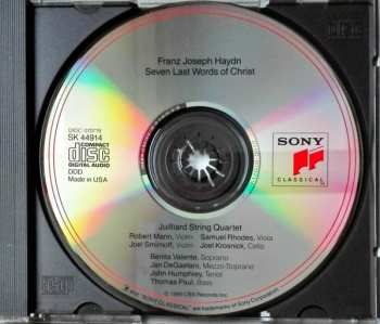 CD Joseph Haydn: Seven Last Words of Christ / Die Sieben Letzten Worte Unseres Erlösers Am Kreuze