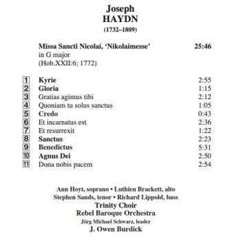 CD Joseph Haydn: Nikolaimesse / Nelson Mass