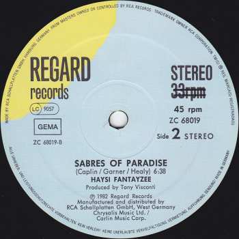 LP Haysi Fantayzee: John Wayne Is Big Leggy