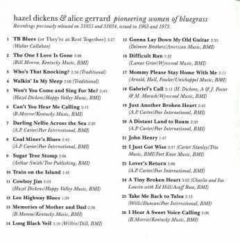 CD Hazel Dickens And Alice Gerrard: Pioneering Women Of Bluegrass
