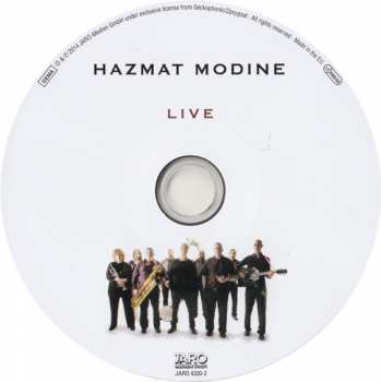 CD Hazmat Modine: Live