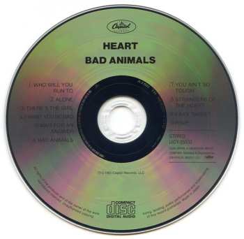 CD Heart: Bad Animals