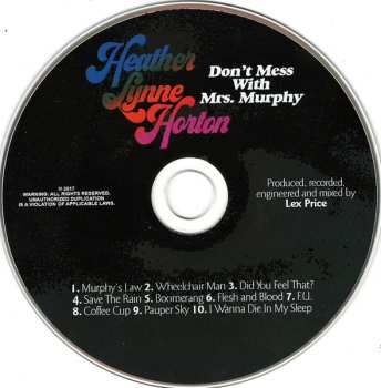 CD Heather Horton: Don't Mess With Mrs. Murphy