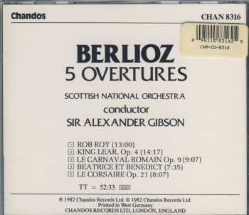 CD Hector Berlioz: 5 Overtures