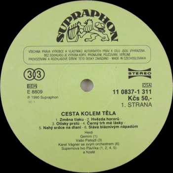 LP Heidi Janků: Cesta Kolem Těla