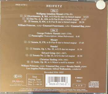 2CD/Coffret Edvard Grieg: The Heifetz Chamber Music Collection I