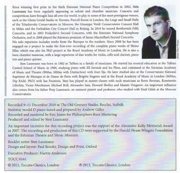 CD Sten Lassmann: Complete Piano Music Volume Three