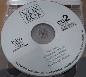 2CD Heinrich Ignaz Franz Biber:  Rosary Sonatas