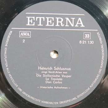 LP Heinrich Schlusnus: Heinrich Schlusnus Bariton
