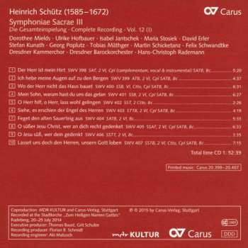8CD/Coffret Heinrich Schütz: Die Gesamteinspielung, Box II